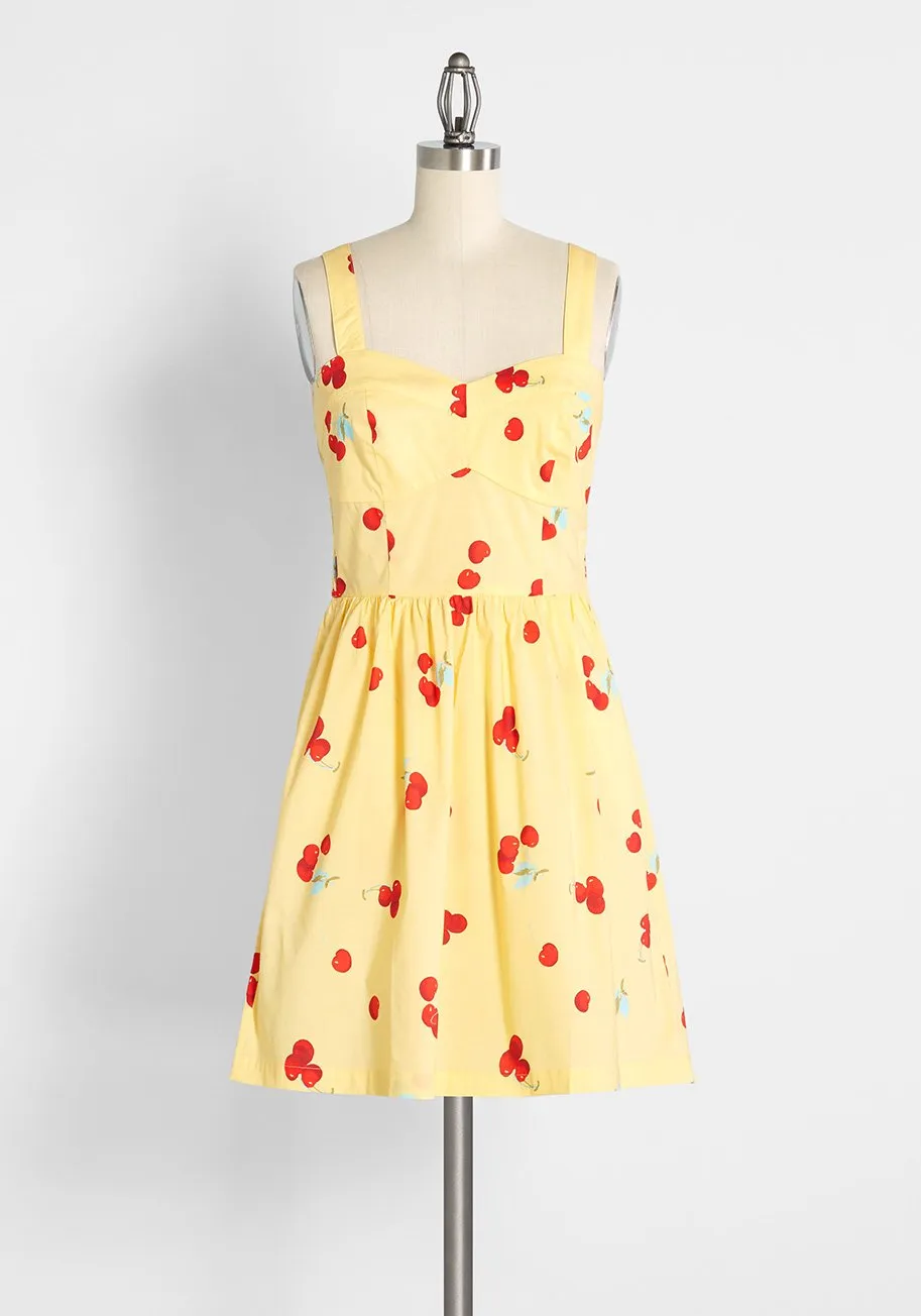 Peace of Mind in the Sunshine Fit and Flare Sundress sold by Modcloth