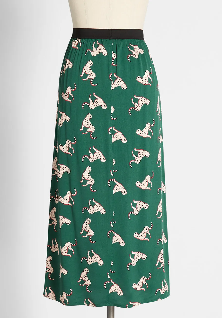Can't Cat-ch Me Midi Skirt sold by Modcloth product image thumbnail 2