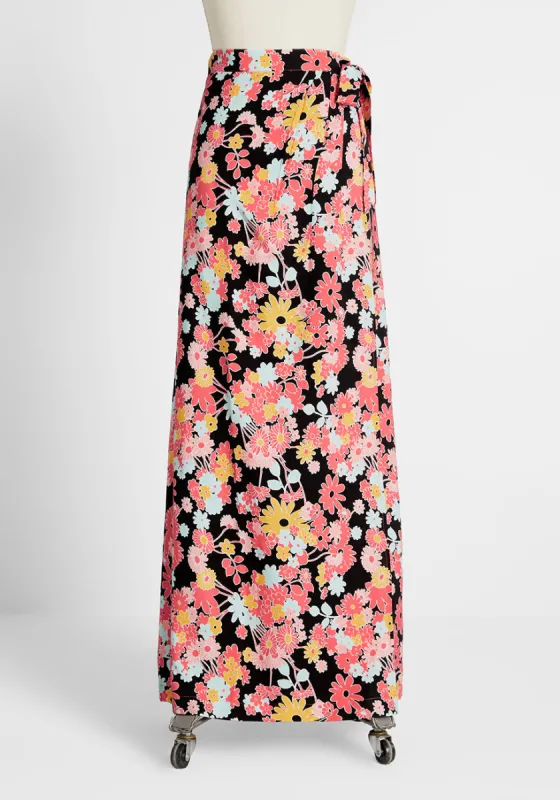 A for Efflorescence Wrap Skirt sold by Modcloth