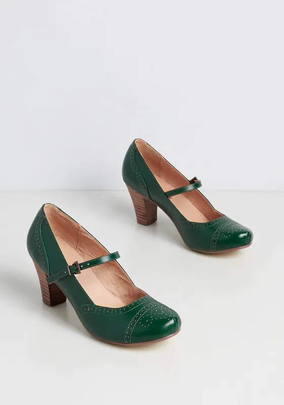 Back In The Saddle Ankle Strap Heel sold by Modcloth