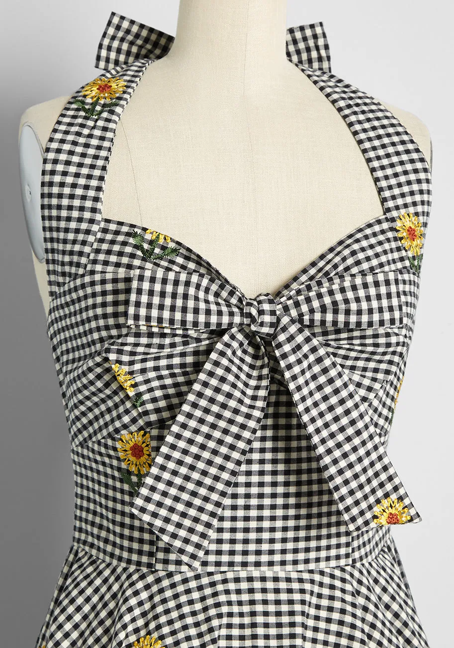 Sunflowers Are My Superpower Fit And Flare Dress sold by Modcloth product image thumbnail 3