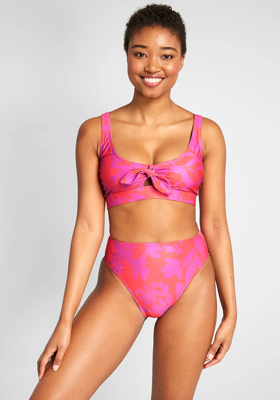 The Franky High-Waisted Bikini Bottom sold by Modcloth