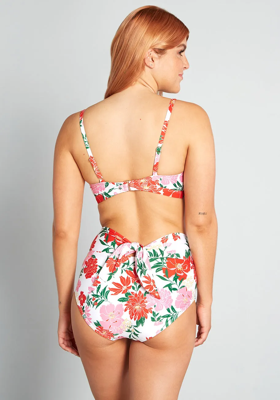 The Clarice High-Waisted Bikini Bottom sold by Modcloth product image thumbnail 3