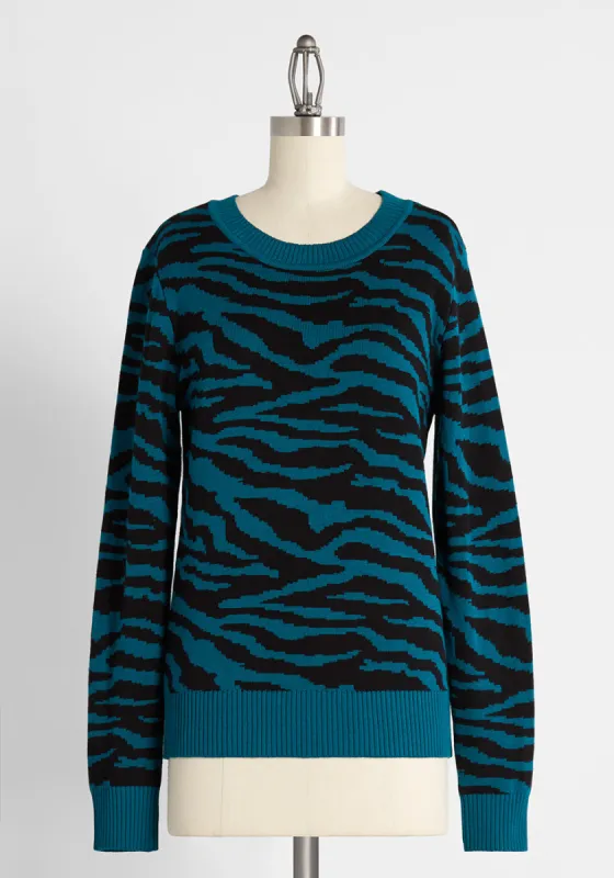 Call to the Wild Pullover Sweater made by Modcloth