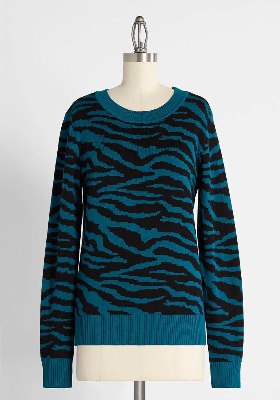 Call to the Wild Pullover Sweater sold by Modcloth