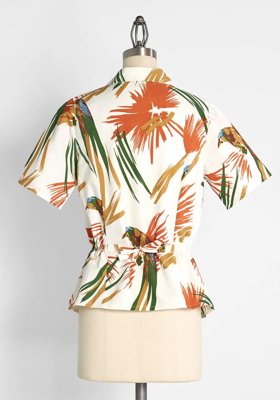 Parrot of Merit Button-Up Shirt sold by Modcloth product image thumbnail 2