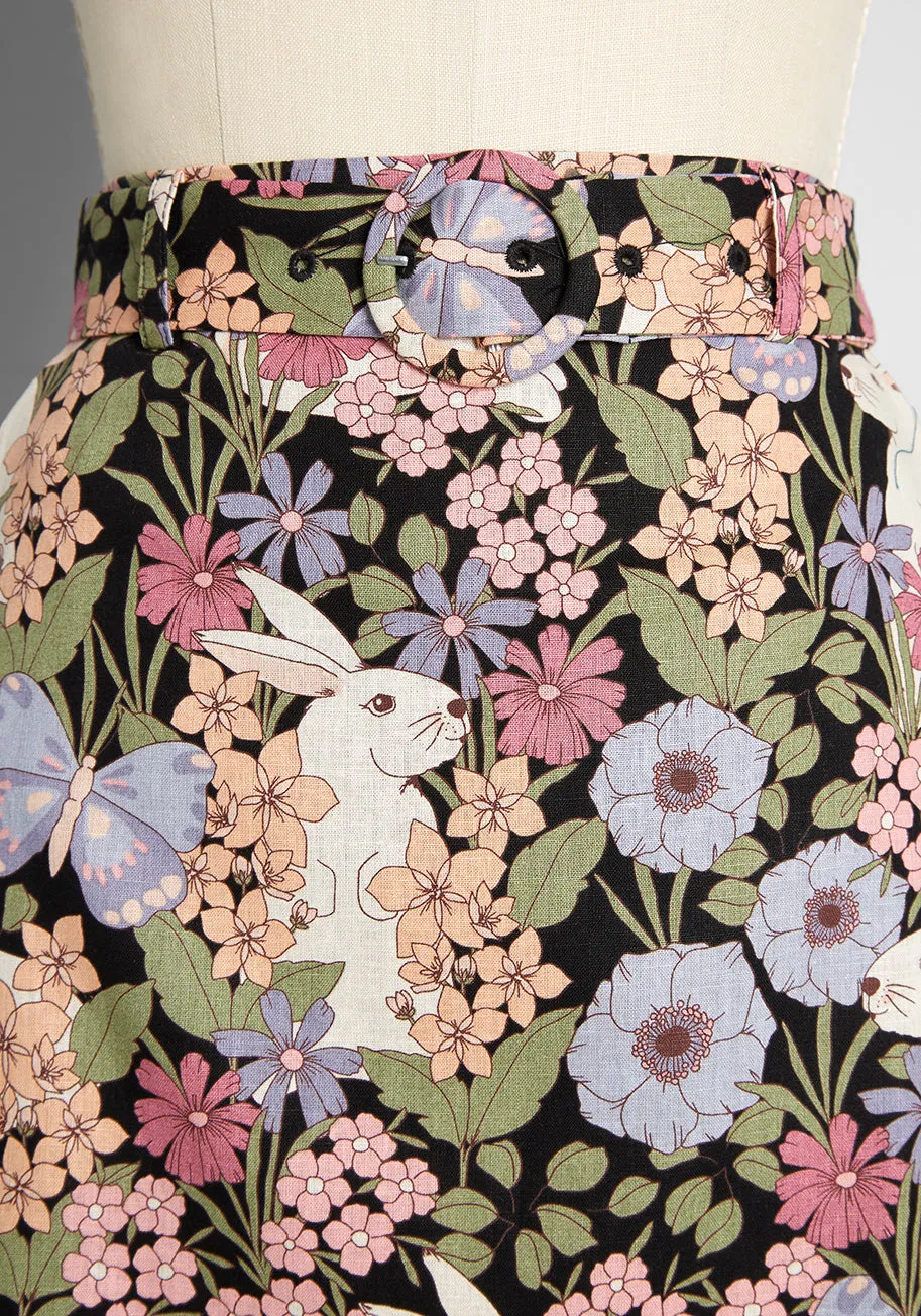 Bounty Of Bunnies Mini Skirt sold by Modcloth product image thumbnail 3