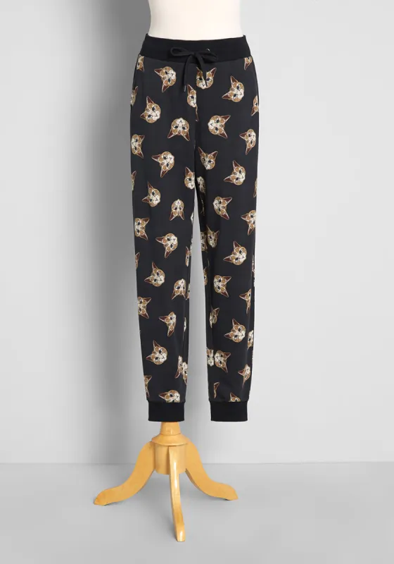 Cat You Just Relax? Joggers sold by Modcloth