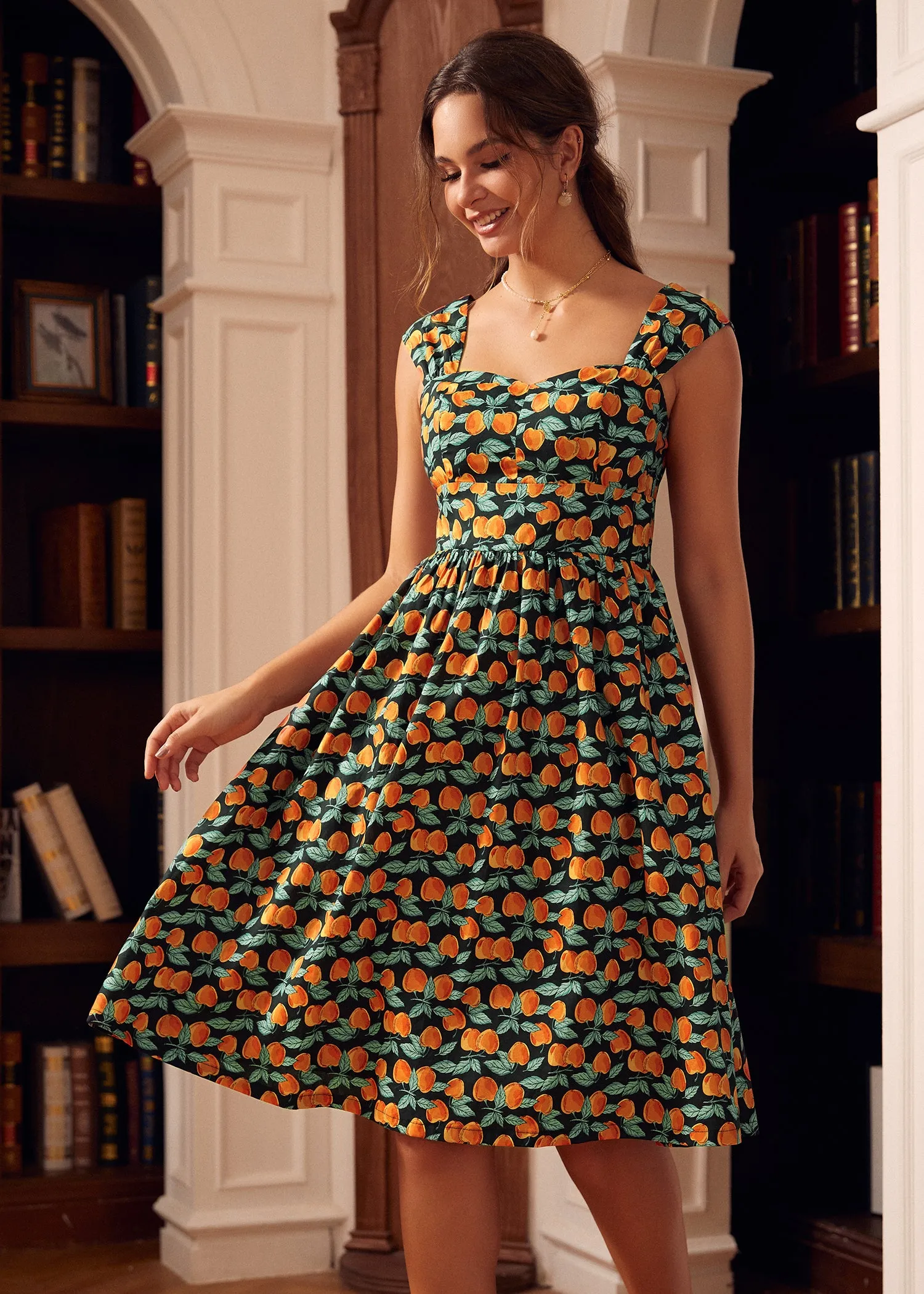 Sun-Kissed Fairytale Midi Dress sold by Modcloth