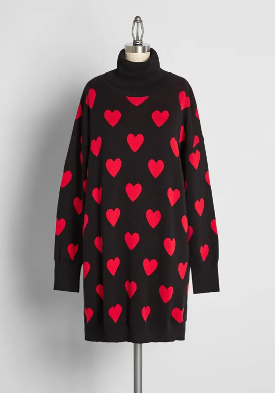 Love All Around Turtleneck Sweater Dress sold by Modcloth