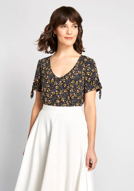 Ideal Discovery Short Sleeve Blouse sold by Modcloth