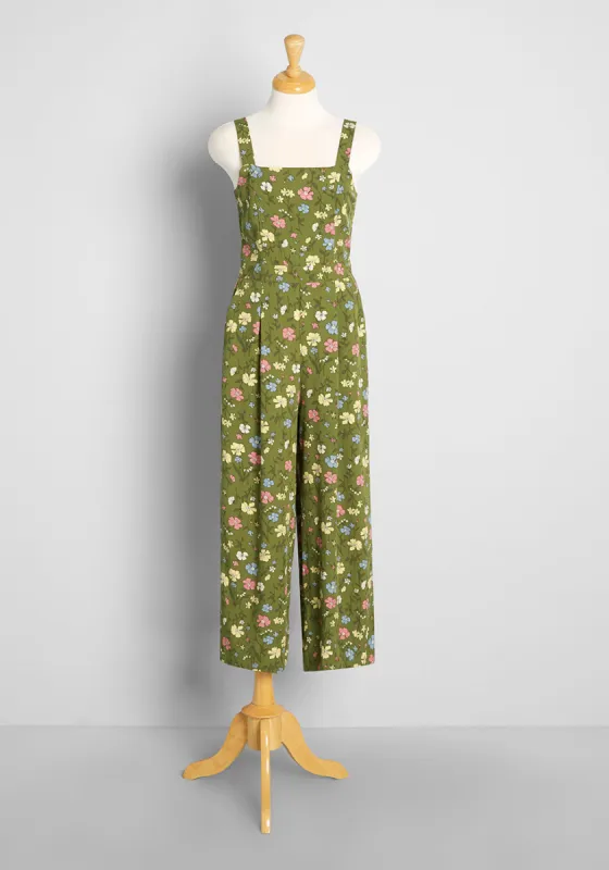 A Playful Bouquet Jumpsuit sold by Modcloth