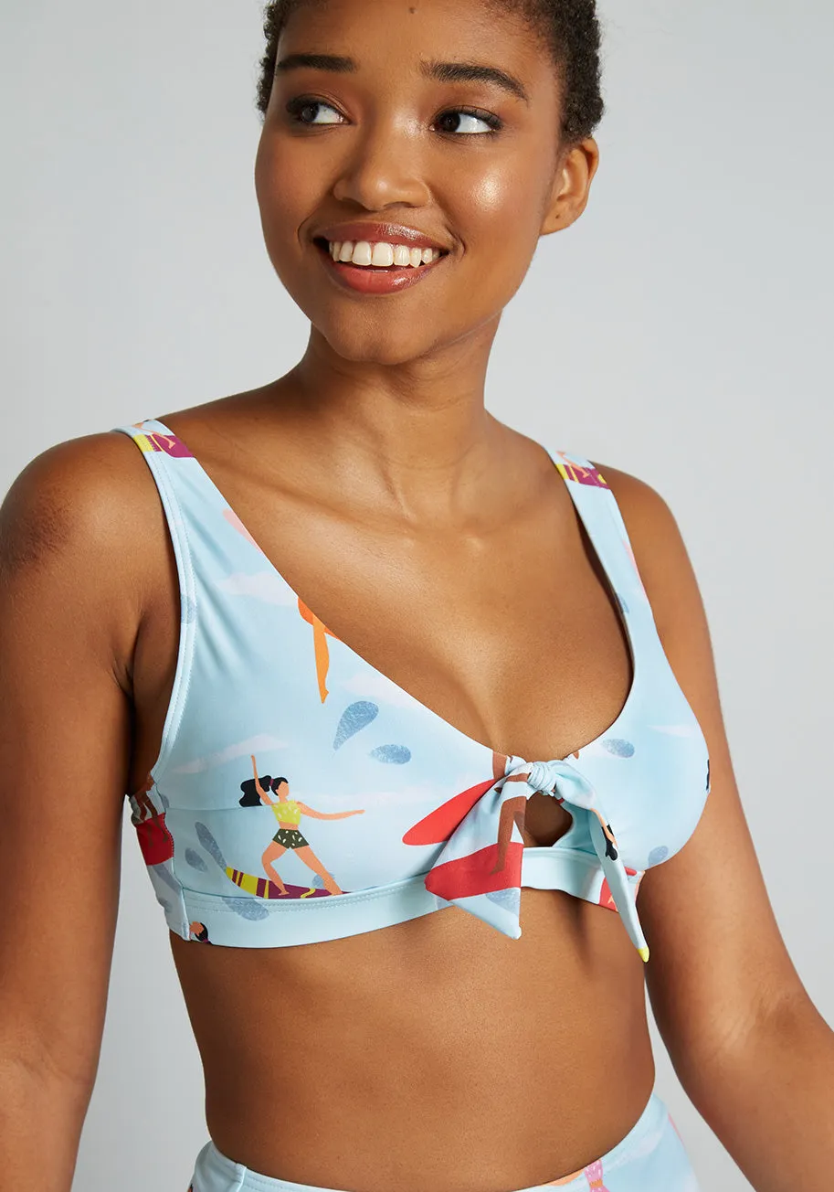 The Capri Bikini Top sold by Modcloth product image thumbnail 4