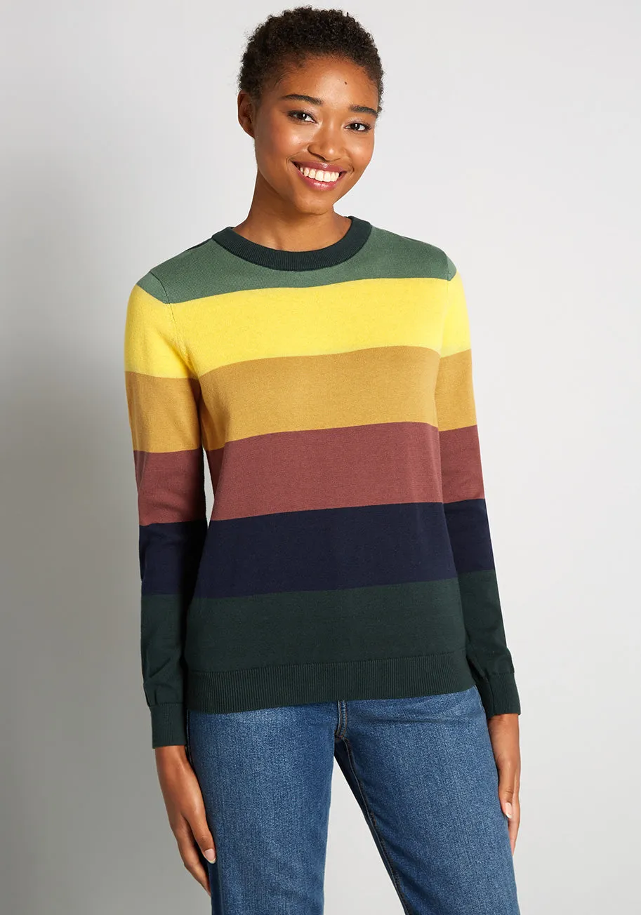 Primary Solstice Sweater sold by Modcloth