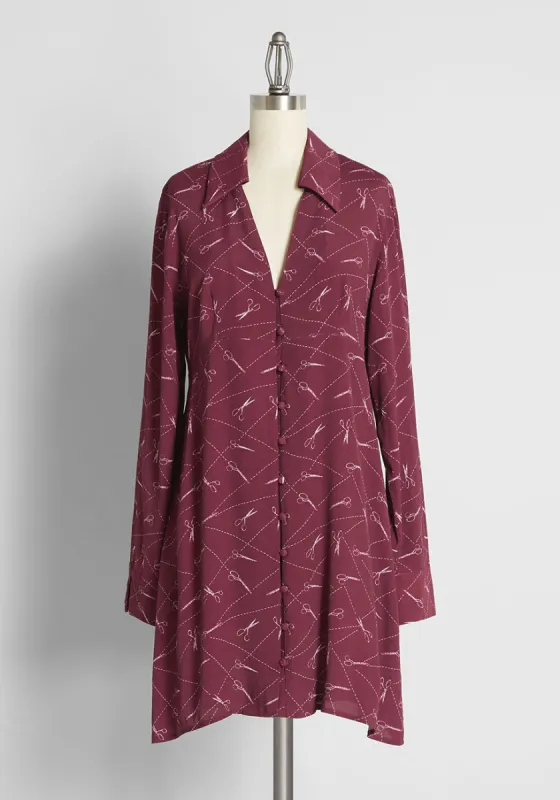 A Cut Above Average Shirt Dress sold by Modcloth
