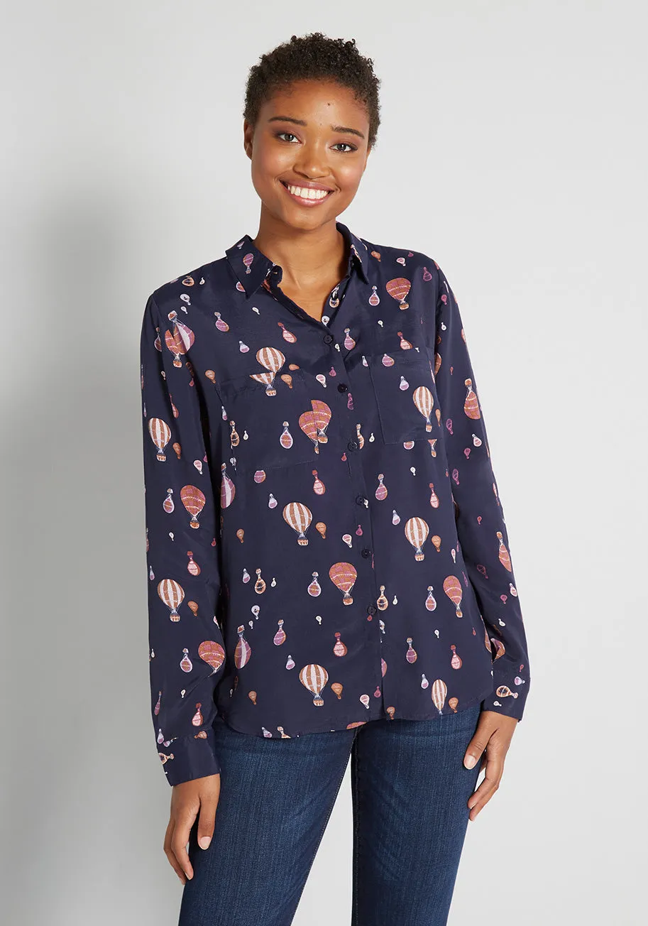 One Shirt Wonder Button-Up Top sold by Modcloth
