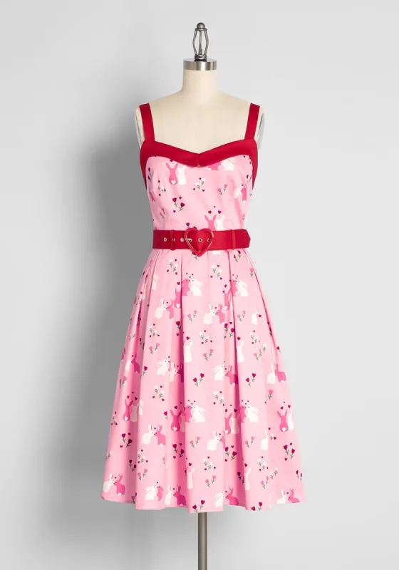 Are You My Some-Bunny? Swing Dress sold by Modcloth