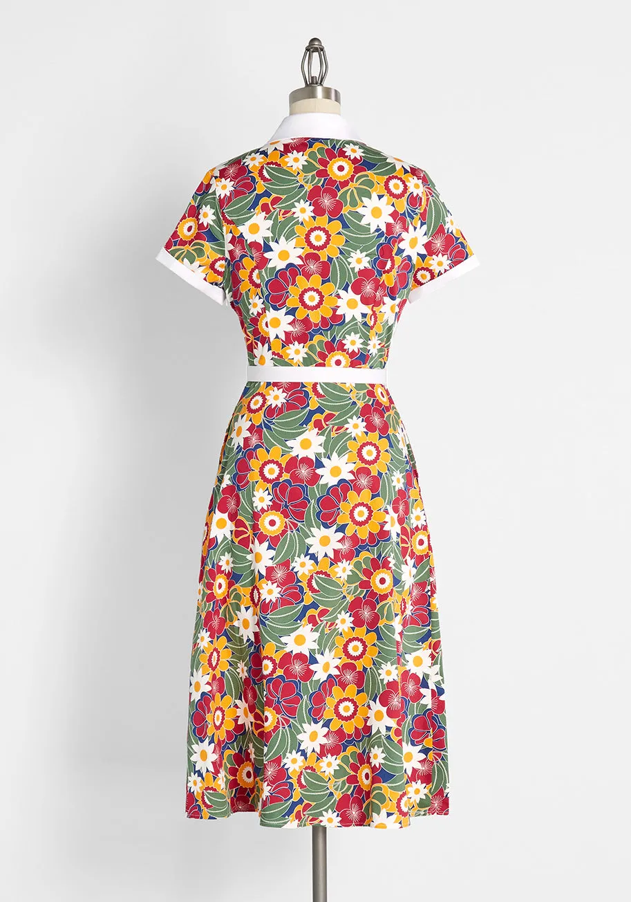 The Tropical Romancer A-Line Dress sold by Modcloth product image thumbnail 2