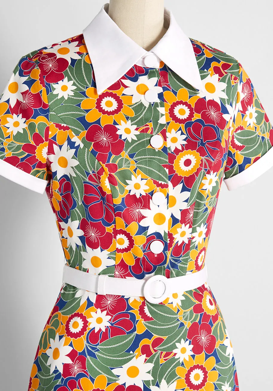 The Tropical Romancer A-Line Dress sold by Modcloth product image thumbnail 3