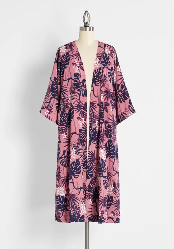 ModCloth x Collectif Feeling Tropi-cool by the Pool Kimono sold by Modcloth