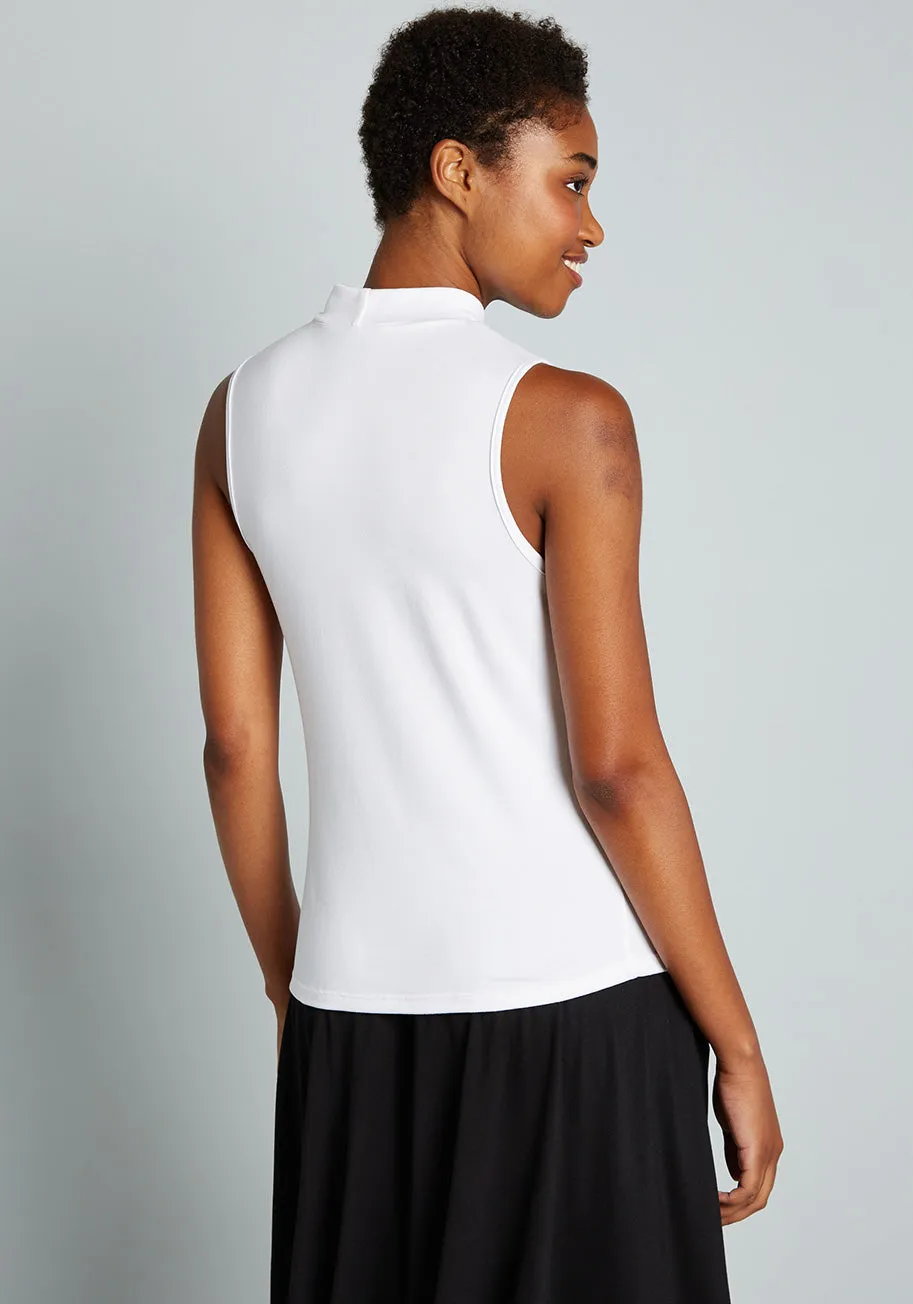 Start With The Basics Mock Neck Top sold by Modcloth product image thumbnail 2