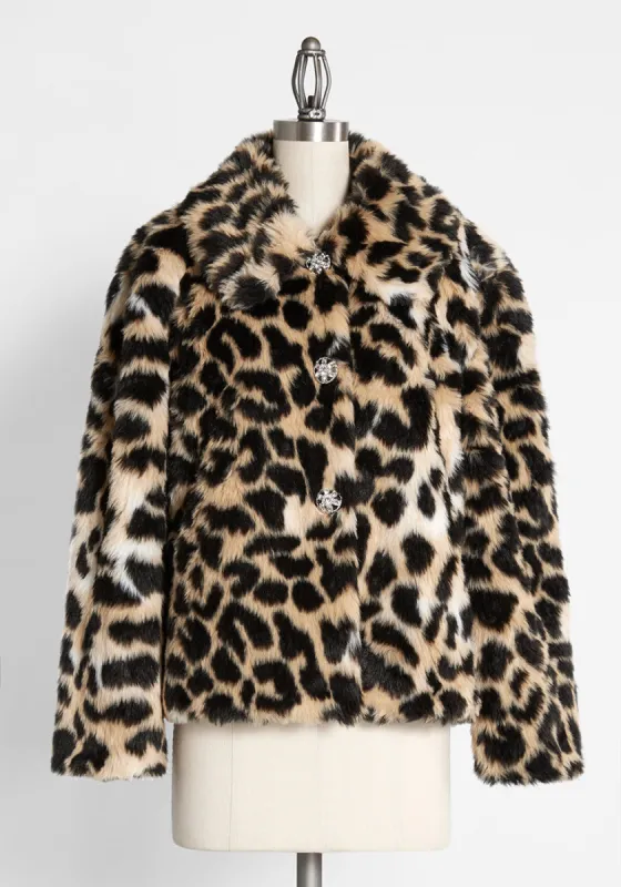 Era by ModCloth Haute Heirloom Faux-Fur Coat sold by Modcloth