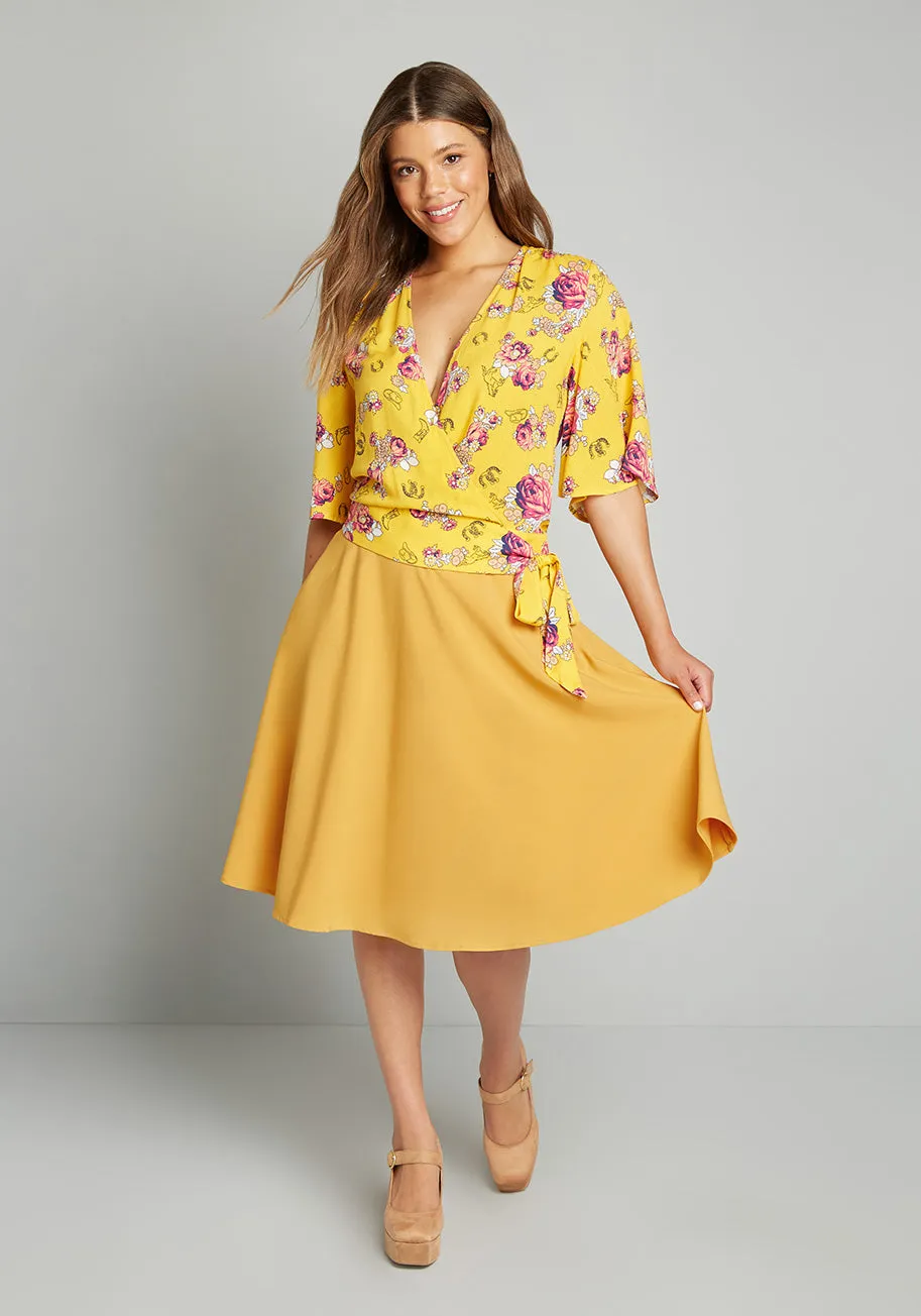 Just This Sway A-Line Skirt sold by Modcloth product image thumbnail 3