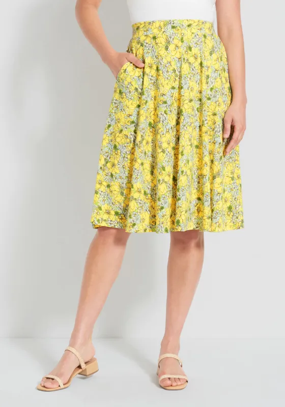 Excellence Attained Knit A-Line Skirt sold by Modcloth