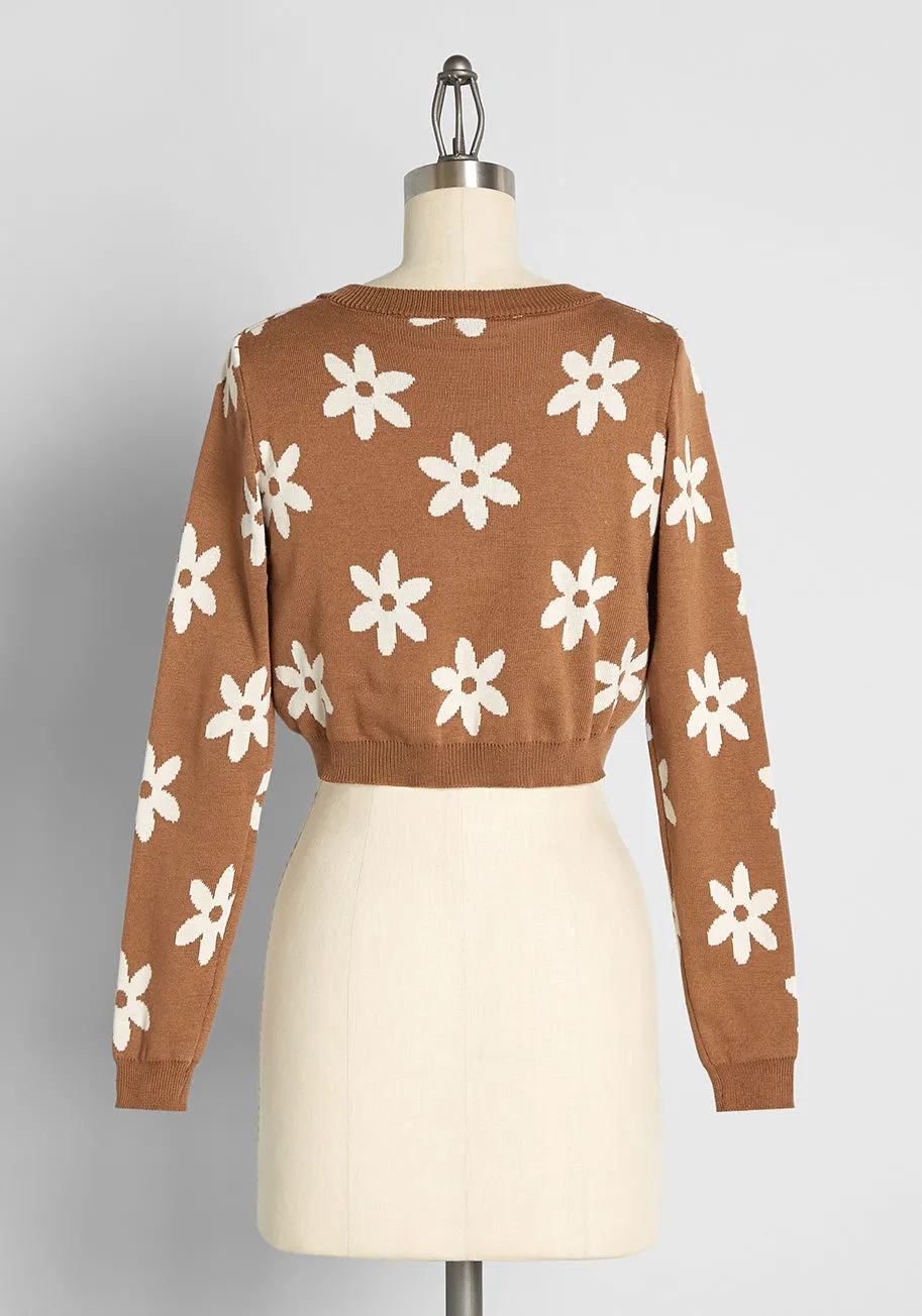 Daisy Devotion Cropped Cardigan sold by Modcloth product image thumbnail 2