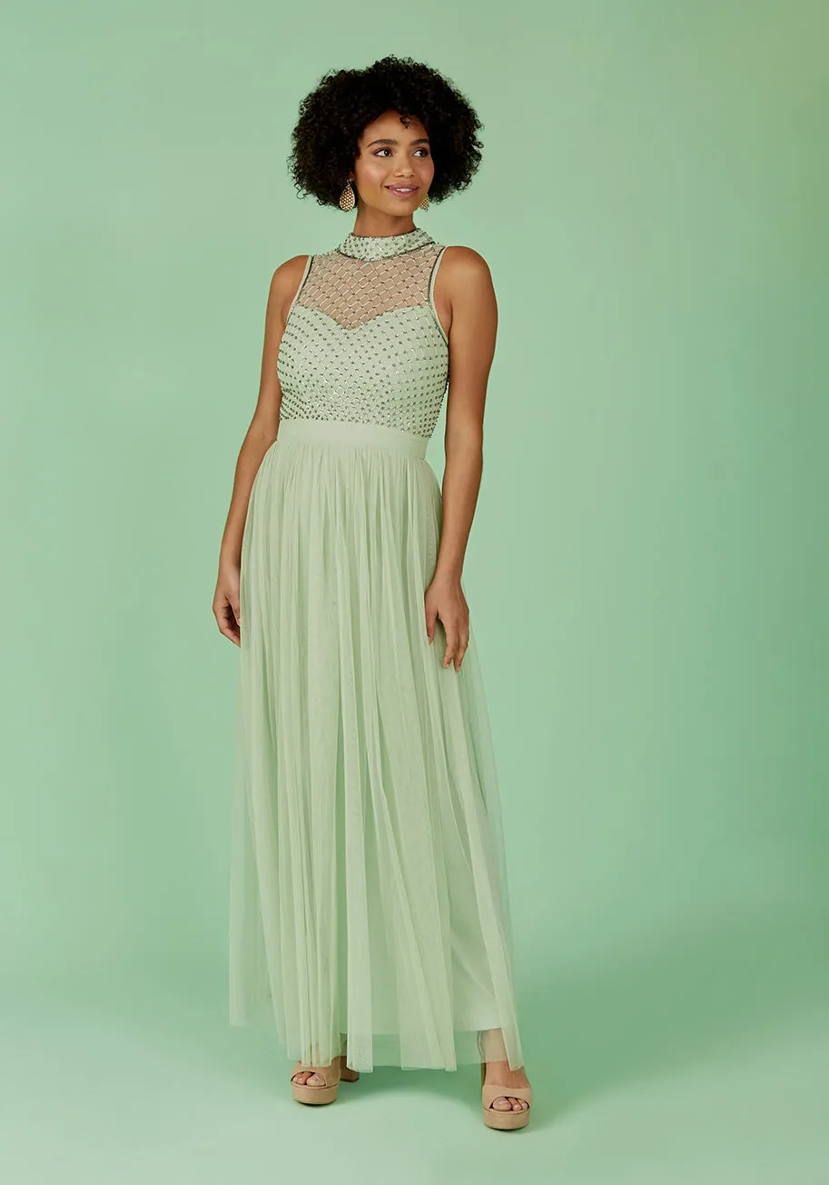 An Unforgettable Evening Maxi Dress sold by Modcloth product image thumbnail 3