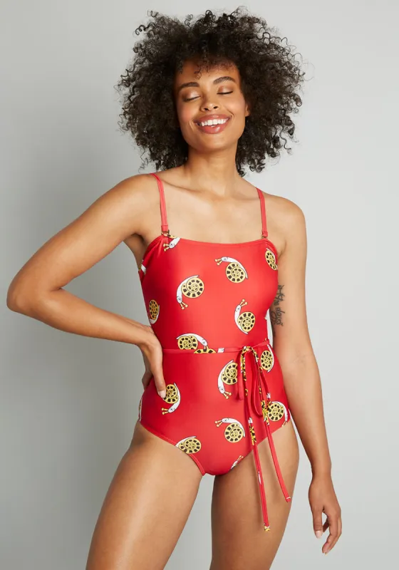The Lucy One-Piece Swimsuit sold by Modcloth
