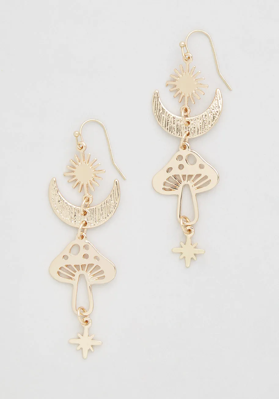 Mystical Elements Drop Earrings sold by Modcloth