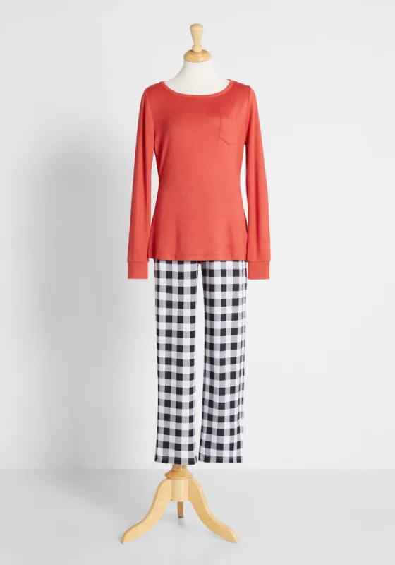 Home for the Holidays Pajama Set sold by Modcloth