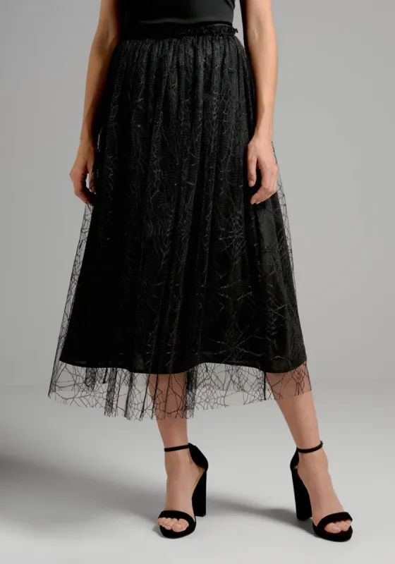 Along Came A Spider Midi Skirt sold by Modcloth