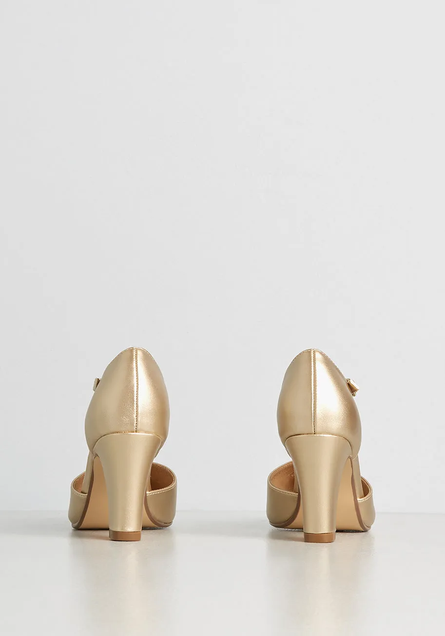 Going Out Glam T-Strap Heel sold by Modcloth product image thumbnail 4