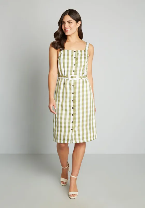 Past But Not Least Belted Dress sold by Modcloth