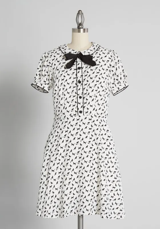 Mind Your Mittens Skater Dress sold by Modcloth