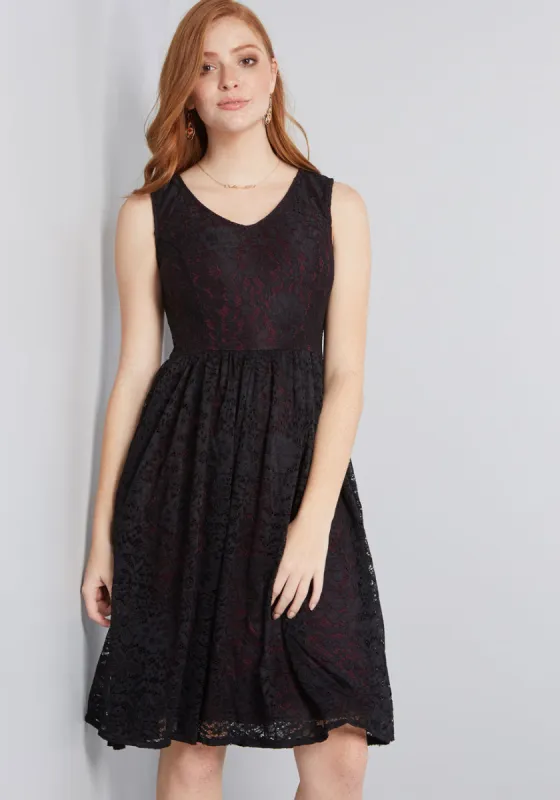 Confident Option Lace Dress sold by Modcloth