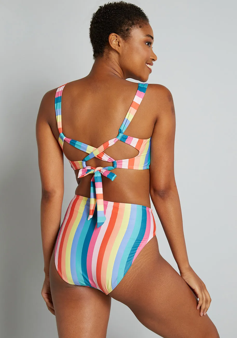The Franky High-Waisted Bikini Bottom sold by Modcloth product image thumbnail 2