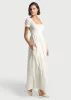 Regency Romance Embroidered Maxi Dress sold by Modcloth
