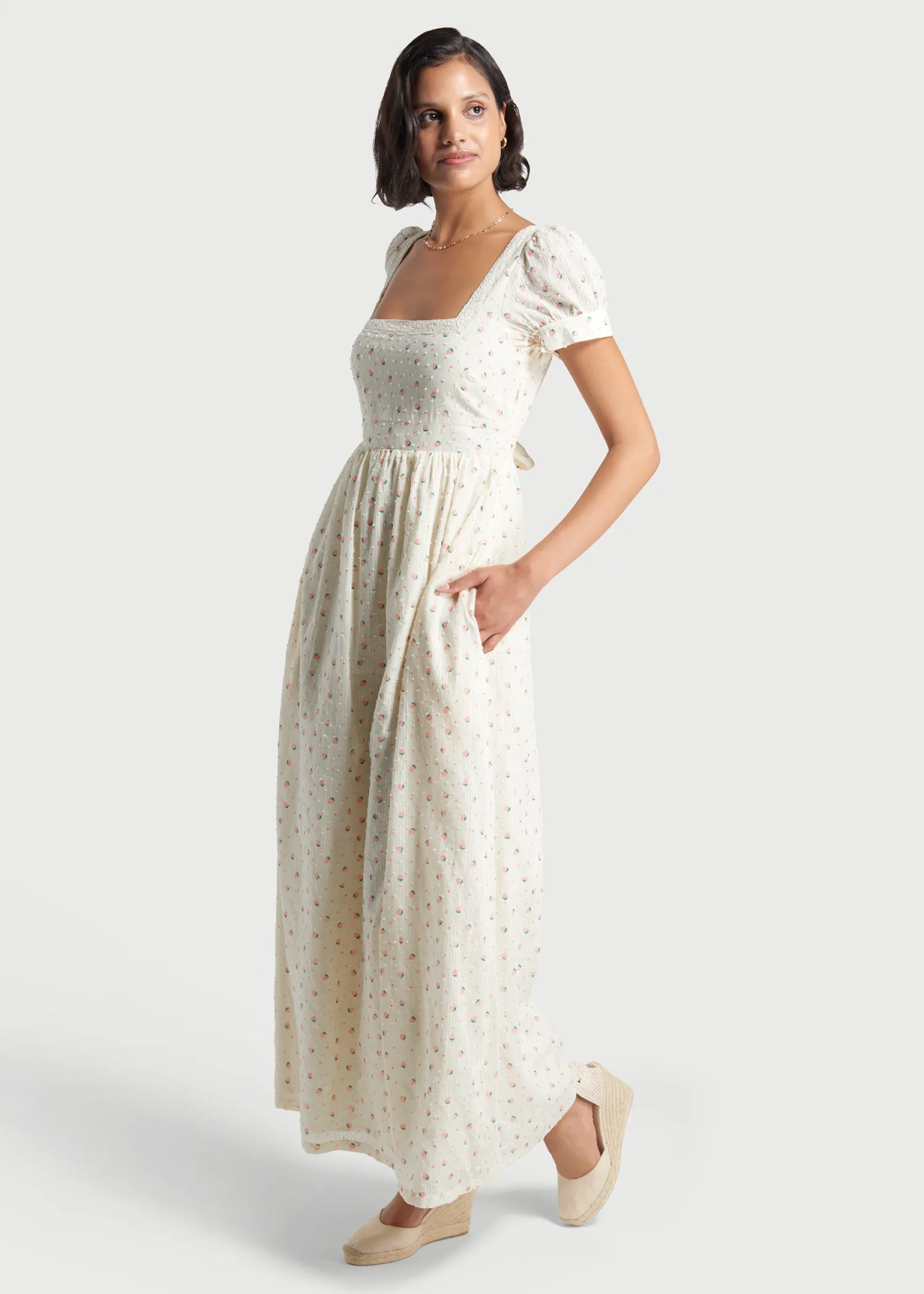 Regency Romance Embroidered Maxi Dress sold by Modcloth product image thumbnail 3