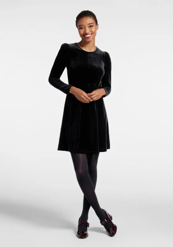Crushing On You Velvet Skater Dress (Final Sale) made by Princess Highway