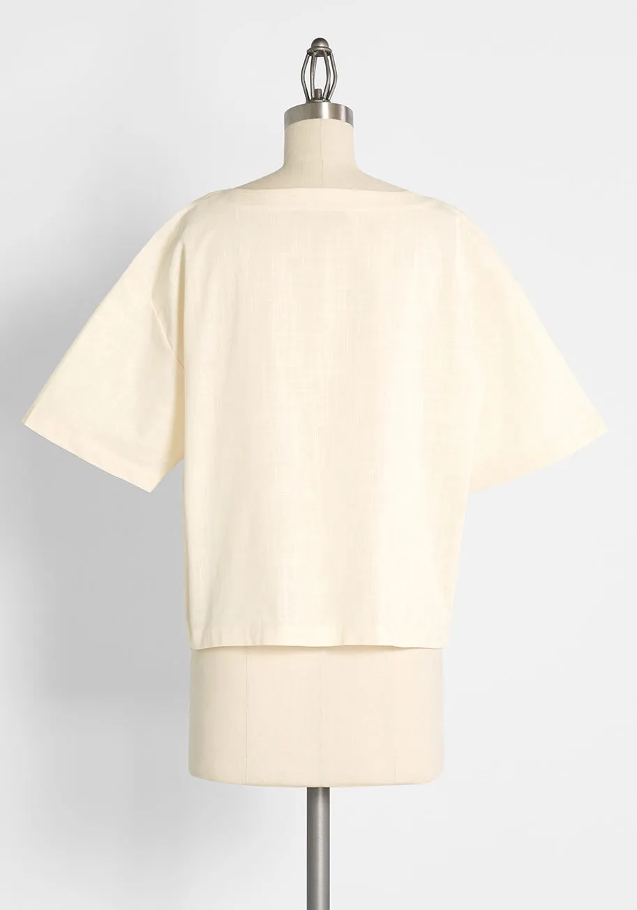 Nature's Bounty Embroidered Top sold by Modcloth product image thumbnail 2