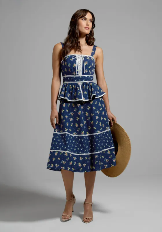 GUNNE SAX for ModCloth Twirling Moments Peplum Dress sold by Modcloth