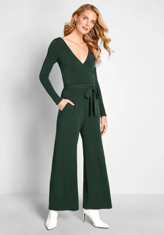 Elegant Everywhere Long Sleeve Jumpsuit sold by Modcloth
