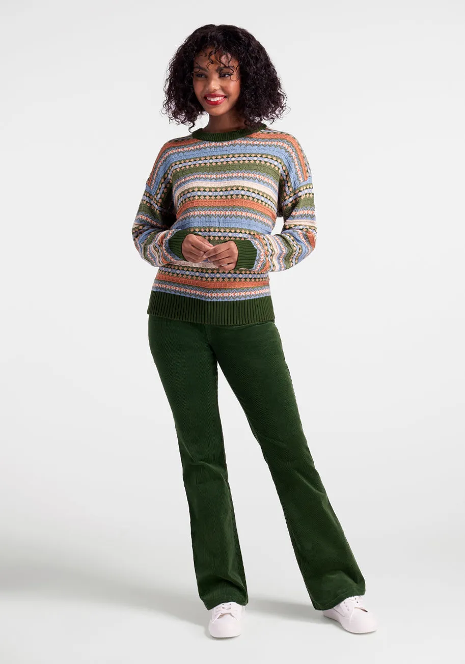 Mosaic Magic Fair Isle Sweater sold by Modcloth product image thumbnail 3