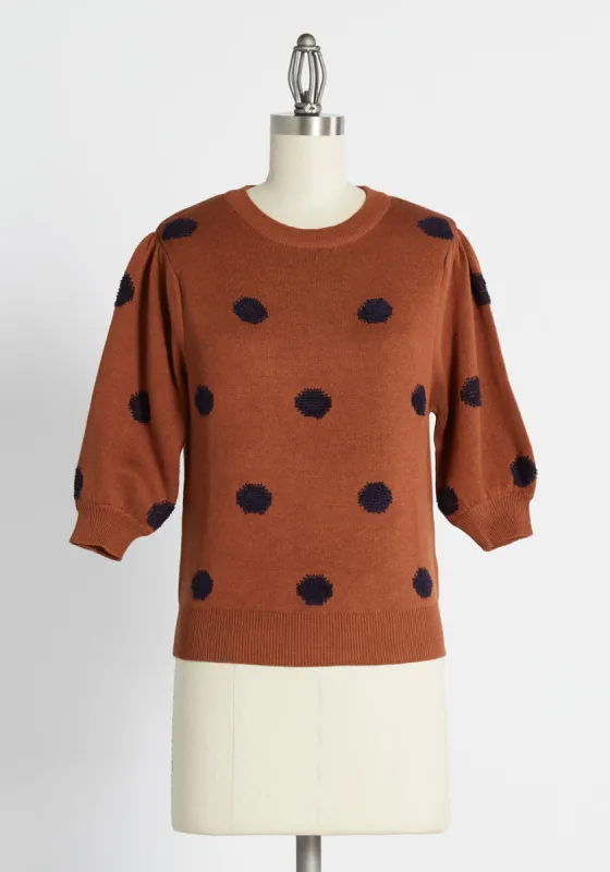 My Favorite Spots Pullover Sweater sold by Modcloth