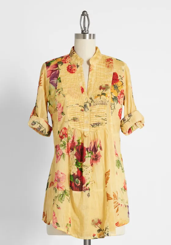 Back Road Ramble Cotton Tunic sold by Modcloth