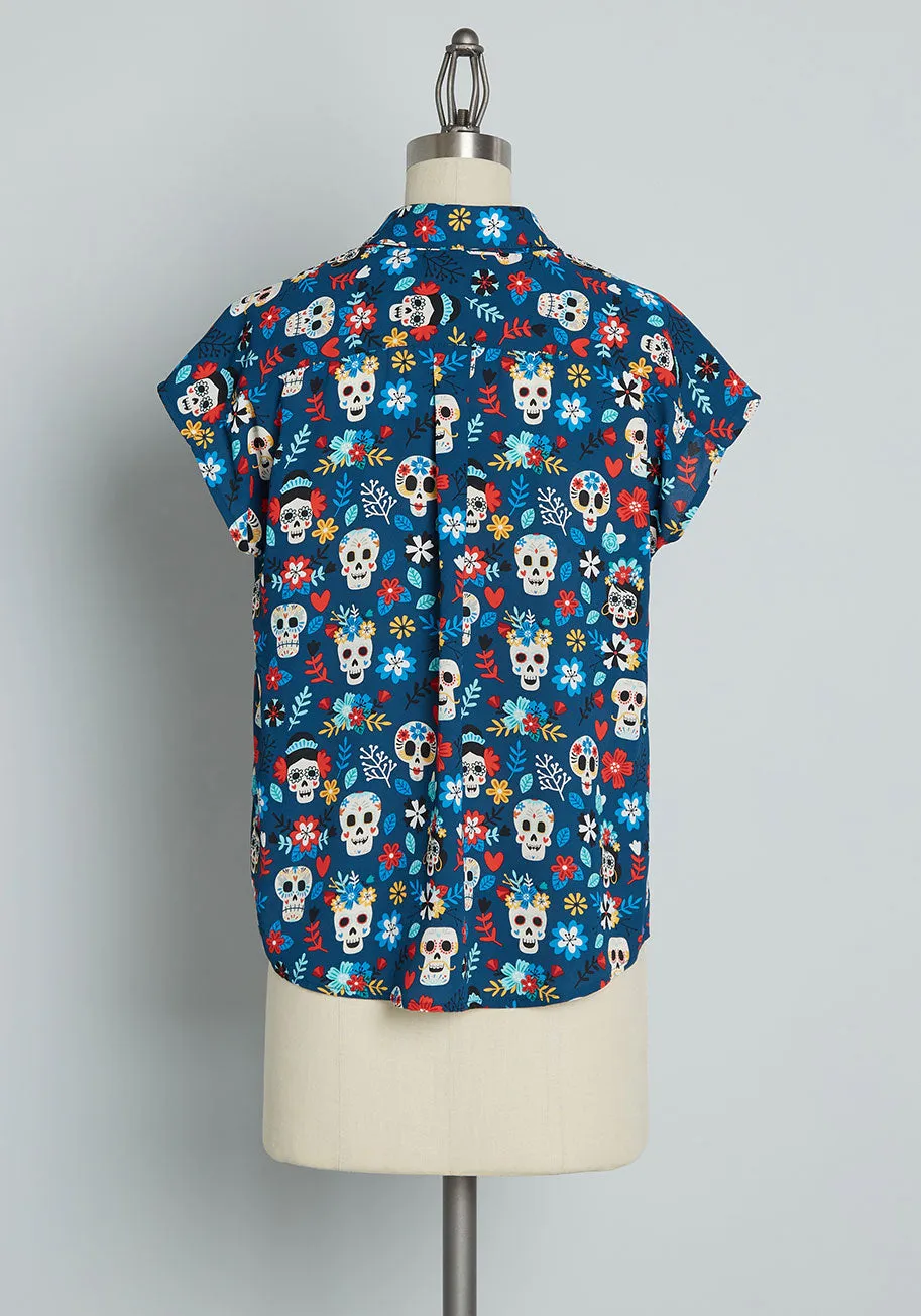 A Renewed You Short Sleeve Blouse sold by Modcloth product image thumbnail 2
