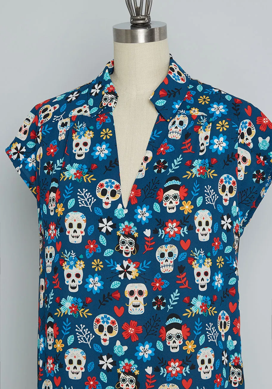 A Renewed You Short Sleeve Blouse sold by Modcloth product image thumbnail 3